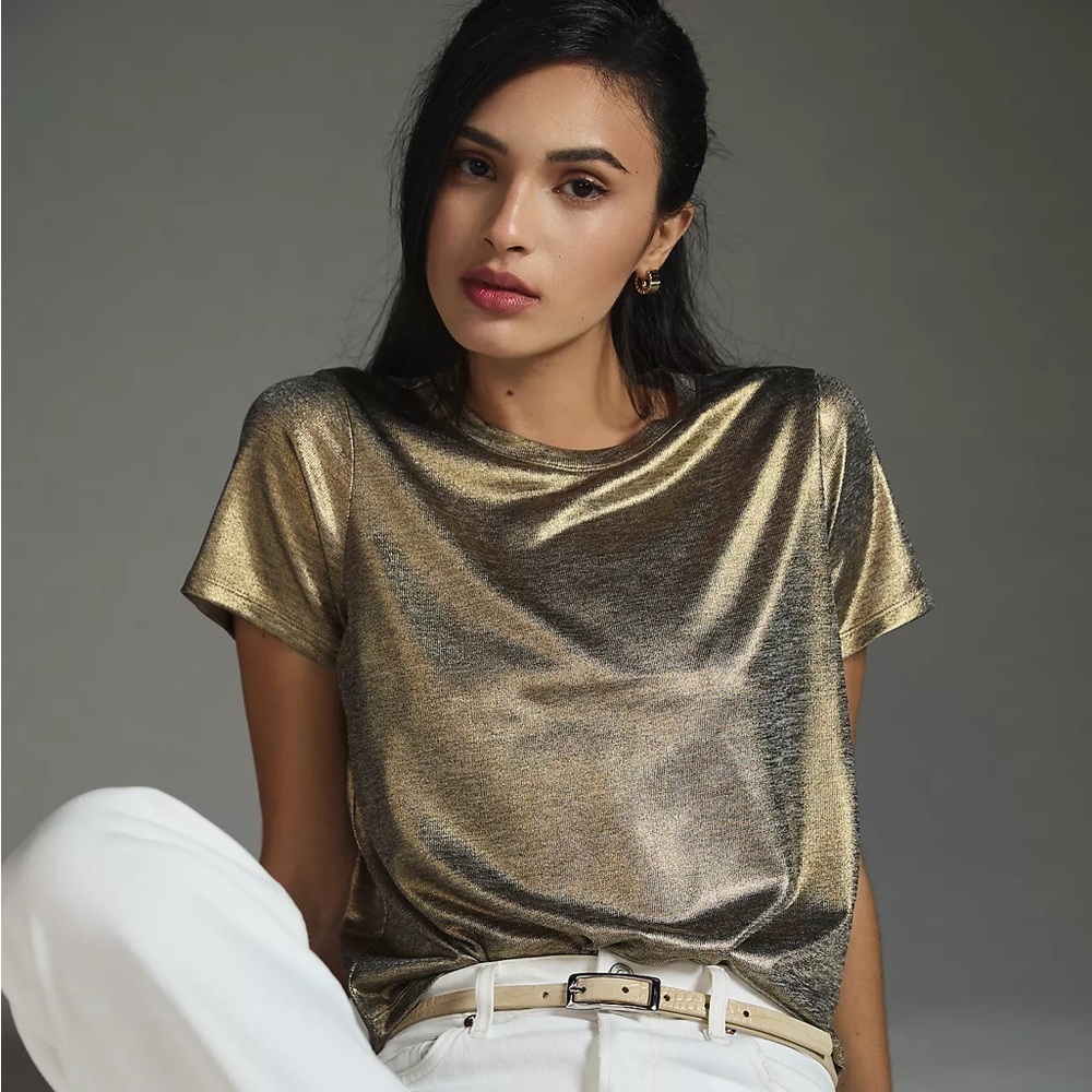 NWT Porridge Shine Glam Tee